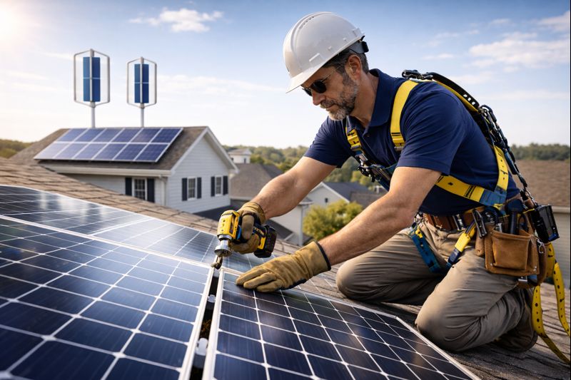 Solaire & éolien
